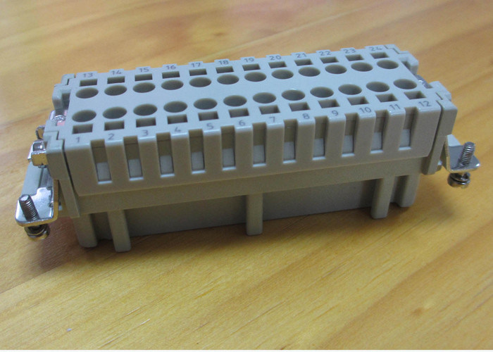 24 Pins Rectangle Male Connector Injection Molding Services