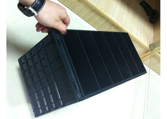 Lead Acid Battery Housing / Injection Moulding Service / Six Battery Cavities / Gloss Finish