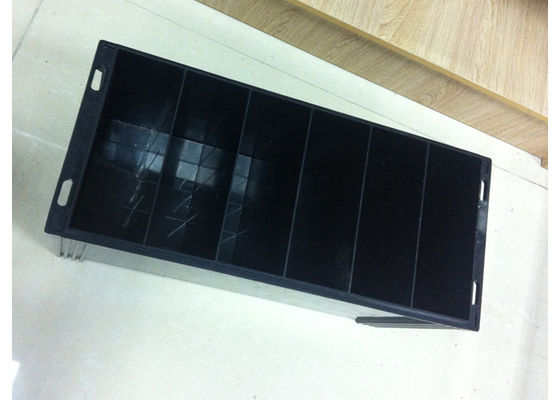 Lead Acid Battery Housing / Injection Moulding Service / Six Battery Cavities / Gloss Finish