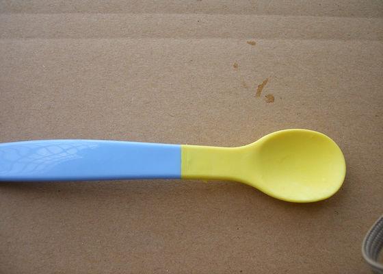 Children Spoon Dual Injection Molding , Food Grade Material Injection Moulding Services